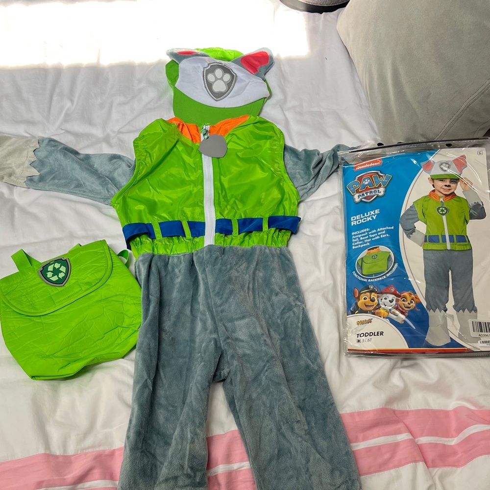 Paw patrol rocky toddler costume
